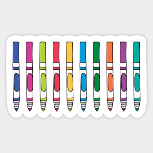 Colorful Marker Set Sticker